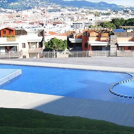 Sunny apartment Sa Boadella big solarium sea view Lloret de Mar Bagian luar foto